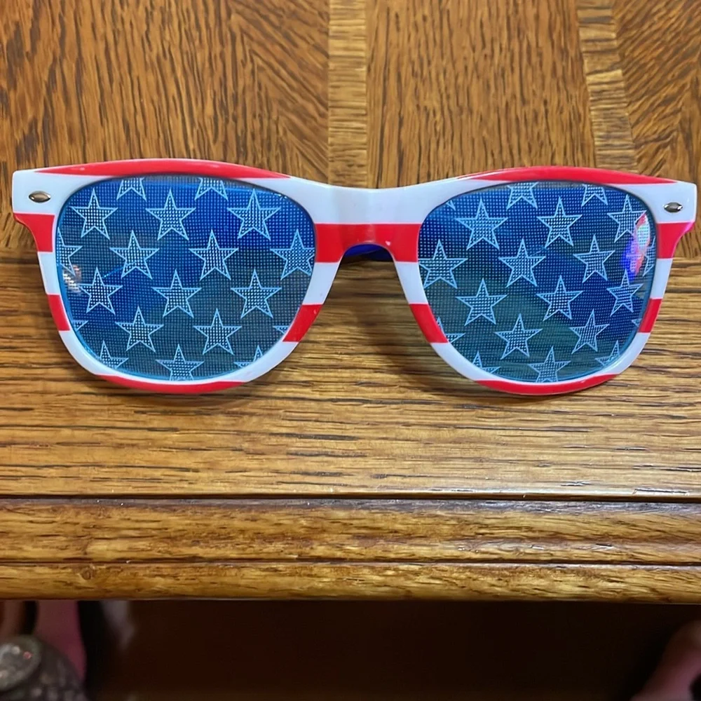 2 Pair Patriot sunglasses